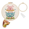 thumbnail image 1 of TIELUTT Easter Bunny Embroidery Complete DIY with Colorful Knitting for Blankets Knitting Books for Beginners Knitting Kits for Adults with Yarn Knitting Needles Set Circular Knitting Needles Size 6, 1 of 5