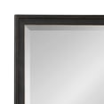 thumbnail image 6 of Kate and Laurel Oakhurst Traditional Rectangle Wall Mirror, 24 x 36, Black, Distressed Vintage Statement Mirror with Stepped Frame and Beveled Edge Design, 6 of 8