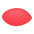 thumbnail image 2 of Small Lick Mat for Dogs and Cats, Licking Mats for Dog Anxiety Relief, Cat Peanut Butter Lick Pad for Boredom Reducer, Dog Treat Mat Perfect for Bathing Grooming （Red）, 2 of 6