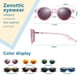 thumbnail image 5 of Gafas de Sol ZENOTTIC Polarizadas Redondas Retro Clásicas UV400, 5 of 8