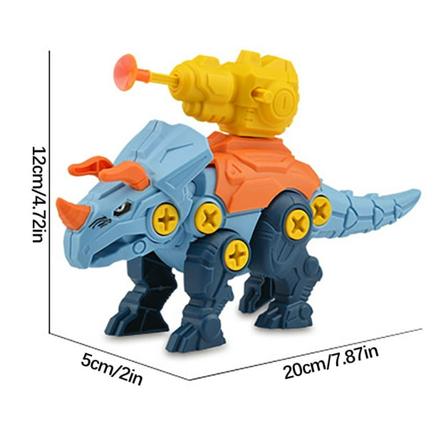 Démontage et assemblage d'écrous pour enfants dinosaure à trois packs  combinaison de blocs de construction bricolage vis à vis Puzzle Science et  éducation jouet d'assemblage 
