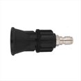 thumbnail image 1 of Protector de Boquilla de Acero Inoxidable para Hidrolavadora de 1/4 Pulgadas con Conexión Rápida de 40 Grados, Limpieza de Alta Eficiencia., 1 of 5