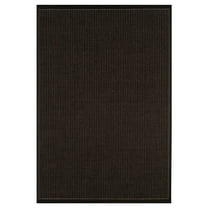 Couristan 3.75' x 5.5' Saddlestitch Patterned Rectangular Area Throw Rug - Brown and Beige