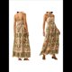thumbnail image 2 of Vestido Maxi Floral de Verano 2025 para Mujer, Sin Mangas, con Tirantes Finos, Estampado, Fruncido, Estilo Bohemio, para Playa Verde XL, 2 of 6