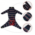 thumbnail image 5 of Tight Dog Clothes Solid Dog Jumpsuit 4-legged Pajamas Coat Nursing Clothes Bodysuit Thin Clothes For Pet Medium Big Dog, 5 of 6