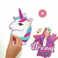 JoJo Siwa Cute and Confident Peel and Stick Wall Decals with Glitter