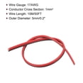thumbnail image 2 of Cable de aluminio revestido de cobre de 17AWG, conductor eléctrico de 50FT/15M de alta conductividad 12V/24V DC LED, 2 of 6