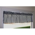 thumbnail image 3 of cotton stripe window valance 58 wide 1 inch stripe black and white, 3 of 3