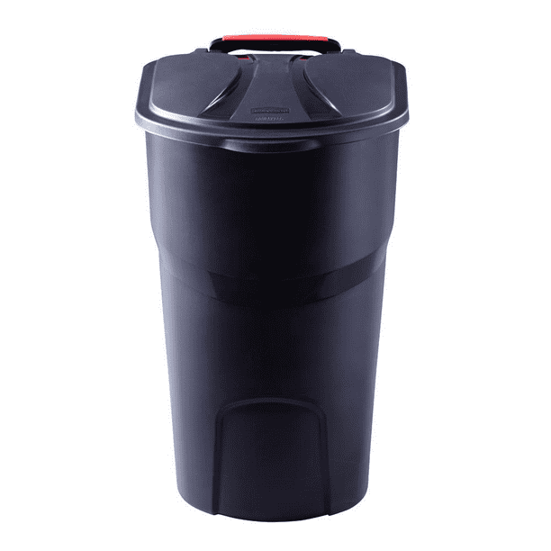 New Rubbermaid Roughneck Wheeled Trash Can With Garbage Bin Black Lid 45 Gallon Com New Rubbermaid Roughneck Wheeled Trash, Rubbermaid Outdoor Garbage Can With Lid