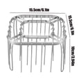 thumbnail image 3 of Stainless Steel Air Fryer Grill Skewer Rack, Vertical Meat Skewers with Square Hanging, 6.1 Inch Air Fryer Hanging Rack, Detachable Hanging Oven BBQ Grill Accessories for Kitchen, 3 of 8
