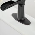 thumbnail image 6 of BWE Waterfall Oil Rubbed Bronze Bathroom Sink Faucet Single Handle One Hole, 6 of 6
