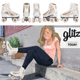 thumbnail image 4 of Crazy Skates Glitz Roller Skates | Adjustable or Fixed Sizes | Glitter Sparkle Quad Skates for Women and Girls, 4 of 9