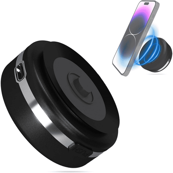 Travel Depot Magnetic Suction Phone Mount, Magnetic Car Suction Cup Holder for Car/Gym/Mirror/All Smooth Surface, Vacuum Magnetic Suction Cup Phone Mount Compatible with MagSafe iPhone 12/13/14/15/16