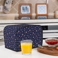 thumbnail image 5 of Rateoe Star Dog Paw Pattern Toaster Covers 2 Slice Wide Slot,Bread Machine Cover,Bread Dust Cover & Fingerprint Protection,Appliance Covers, 5 of 7