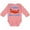 Mauve, variant on Inktastic Crabby but Cute Boys or Girls Long Sleeve Baby Bodysuit