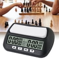 thumbnail image 4 of Neinkie Race Timer Big Seesaw Button High Precision Wide Range of Use Quick Reaction Easy to Control Count Up Down Electronic Board Compact Digital Watch Professional Chess Clock for GO Game, 4 of 9