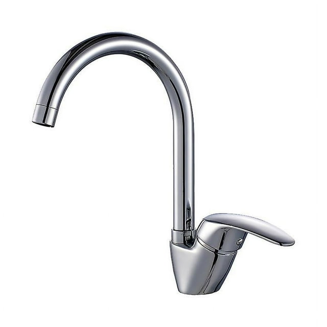 Kitchen Sink Faucet Laundry Room Faucets Single Lever Mixer Kitchen Chrome Modern Design and Maximum Functionality,30cm