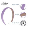 thumbnail image 5 of Motique Accessories 1 inch Vegan Leather Headband for Women and Girls (Blue), 5 of 6