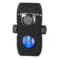 thumbnail image 2 of Hxlamzoo Dual Flame Windproof Lighter, Switchable Windproof Jet and Soft Flame Lighter, Built-in LED Light, Visible Gas Chamber Rechargeable Butane Lighter, Gift for Men, 2 of 2
