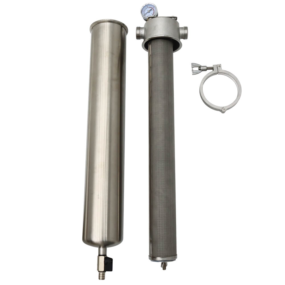 Filter High Flow Front Filter for Whole House Water Purification Stainless Steel 15000L/h