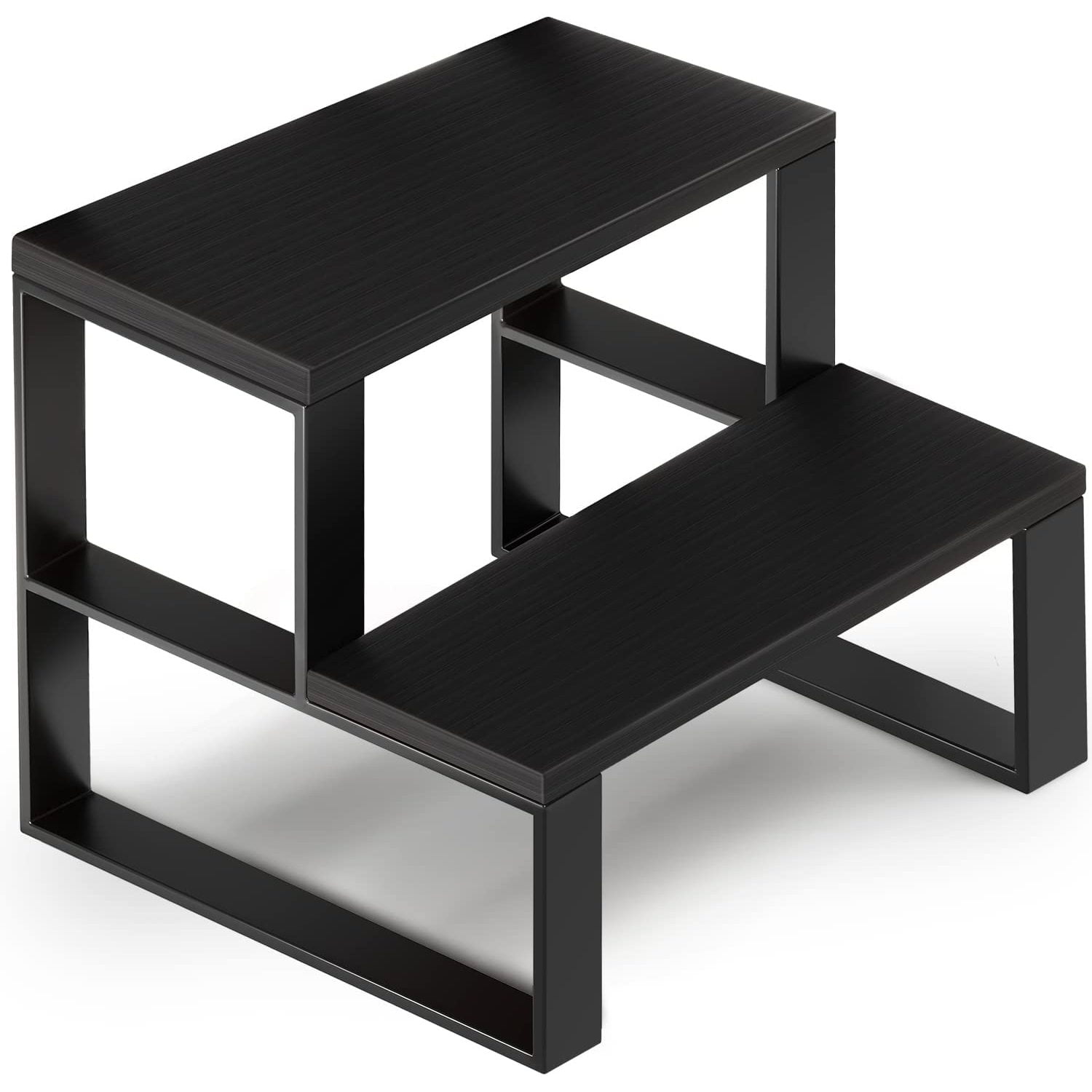 Wooden Step Stools for Adults Kids Steping Stool for Kitchen High Bed Hold Up to 500lb (Self