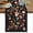 Black, variant on Navy Blue Flowers Table Runner 48 Inches, Spring Vintage Floral Leaves Farmhouse Bed Runner Dresser Scarves Tabletop for Indoor Outdoor Parties/Ceremony/Banquet, 13" x 48"