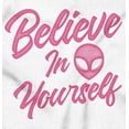 thumbnail image 2 of Cute Inspirational Motivation Alien Women Plus Size Crewneck Sweatshirt Brisco Brands 5X, 2 of 5