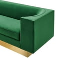 thumbnail image 5 of Sofa, Green, Velvet, Modern Contemporary, Mid Century Living Hotel Lounge Cafe Lobby, 5 of 10