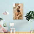 thumbnail image 4 of American Movie Actress Jessica Alba Flawless Sexy Poster Picture Print Wall Art Poster Painting Canvas Posters Artworks Gift Room Aesthetic 24x36inch(60x90cm), 4 of 6