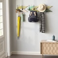 thumbnail image 2 of J JACKCUBE DESIGN Set of 3 Arrow Rustic Wall Mounted Coat Rack with 6 Heavy Duty Metal Coat Hanger Hooks Rack for Coats, Hats, Purse on Entryway, Bedroom, Mudroom, Kitchen- MK908A, 2 of 6