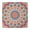 White-147, variant on Mandala Tablecloth Vintage Geometric Design Waterproof Squre Cover with Elastic Edges and Back for Spiritual Healing