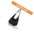 thumbnail image 2 of NUOLUX Tote De Lona Negro Para Mujer Simple Y Para Salidas Y Compras, 2 of 8