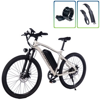ANCHEER 48V 374Wh Folding Electric Bike – 14\" Ebike, 20MPH, 15-40 Mile Range, Pedal Assist, Commuter E-Bike For Adults