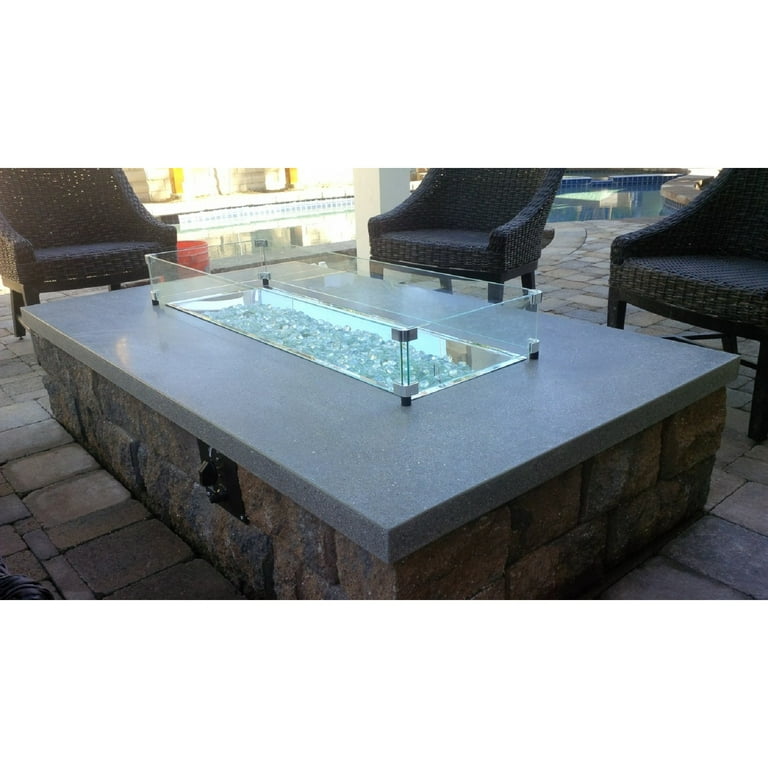 AZ Patio Heaters Glass Wind Screen - 28.75 AZ Patio Heaters Glass Wind Screen - 28.75