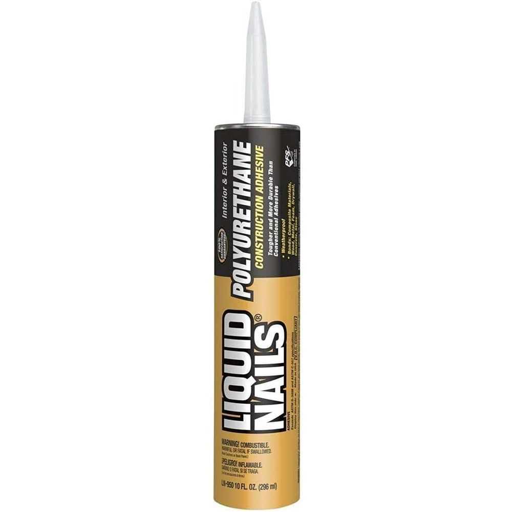 Liquid Nails, Ultra Duty Polyurethane Adhesive (LN950), Low VOC, 10