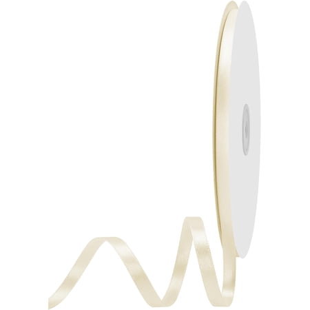 1/4 inch Wide 100 Yards Double Face Ivory Satin Ribbon Fabric Ribbon for Gift Wrapping Very Suitable for Weddings Decoration Bouquet Balloons Arts Craft Sewing Hair Bow Invitation 1/4 inch Wide 100 Yards Double Face Ivory Satin Ribbon Fabric Ribbon for Gift Wrapping Very Suitable for Weddings Decoration Bouquet Balloons Arts Craft Sewing Hair Bow Invitation