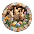 thumbnail image 2 of Custom Easter Bunny Round Rug Personalized 3D Effect Easter Day Carpet Non Washable Bunny Area Rug for Living Room Bedroom Birthday Indoor Home Decor Spring Day, 2 of 7