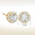 thumbnail image 5 of 14K Gold Stud Earrings for Women Gold CZ Stud Earrings Studs Dainty 14 Karat Post Earrings Hypoallergenic Gold Earrings for Sensitive Ears Gold Stud Earrings 14k, 5 of 7