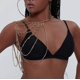 thumbnail image 4 of AVEKI Gold Body Chain Layered Tassels Shoulder Chain Bikini Beach Anniversary Festival Gift for Women Uniform Dress Bikini Shoulder Accessories, Gold, 4 of 5