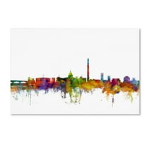 Trademark Fine Art Michael Tompsett Washington DC Skyline II Canvas Wall Art - 12x19