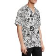 thumbnail image 6 of No Boundaries Men's and Big Men's Short Sleeve Printed Rayon Shirt, 6 of 6