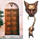 thumbnail image 5 of Estatua para colgar en la pared 2x Estatua Escultura Decoración Pared Montaje Puerta para Patio Hogar, 5 of 7