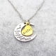 thumbnail image 1 of Collar para mujer, joyería para mujer, joyería para mujer, collar con colgante grabado "Te amo, te ..., 1 of 2