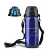 Water Bottle, 800ML Stainless Steel Vacuum Insulated Water Bottle Ideal for Outdoor Sports Camping Hiking Cycling (Blue)