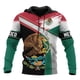 thumbnail image 5 of Sudadera con capucha de águila mexicana para hombre, emblema de México, bandera nacional, estampado 3D, sudaderas con capucha de manga larga, ropa unisex informal de gran tamaño, 5 of 5