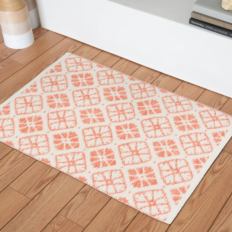 Mainstays by Becky G. & Alejandra Indoor Accent Rug, Orange Tile