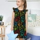 thumbnail image 4 of Balery Play Game Start Camisón de princesa para niñas, pijama de algodón con mangas abullonadas, suave y bonito.-Medium, 4 of 6