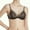 Black, variant on Women's Sexy Lace Lingerie See Through Triangle Plunge Bras Small Breast Gathering No Underwire Breathable Daily Underwear