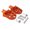 Orange, variant on Motorcycle Universal CNC Colorful Footpeg Footrest Foot Pegs For HONDA CRF XR 50 70 110 M2R SDG DHZ SSR KAYO Pit Bike