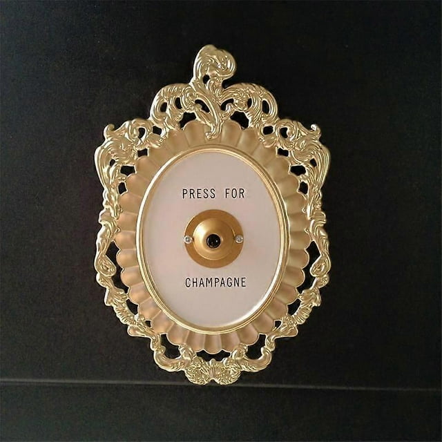 Ring Mini Press Wall decoration French doorbell,press For Champagne Door Ring Belland
